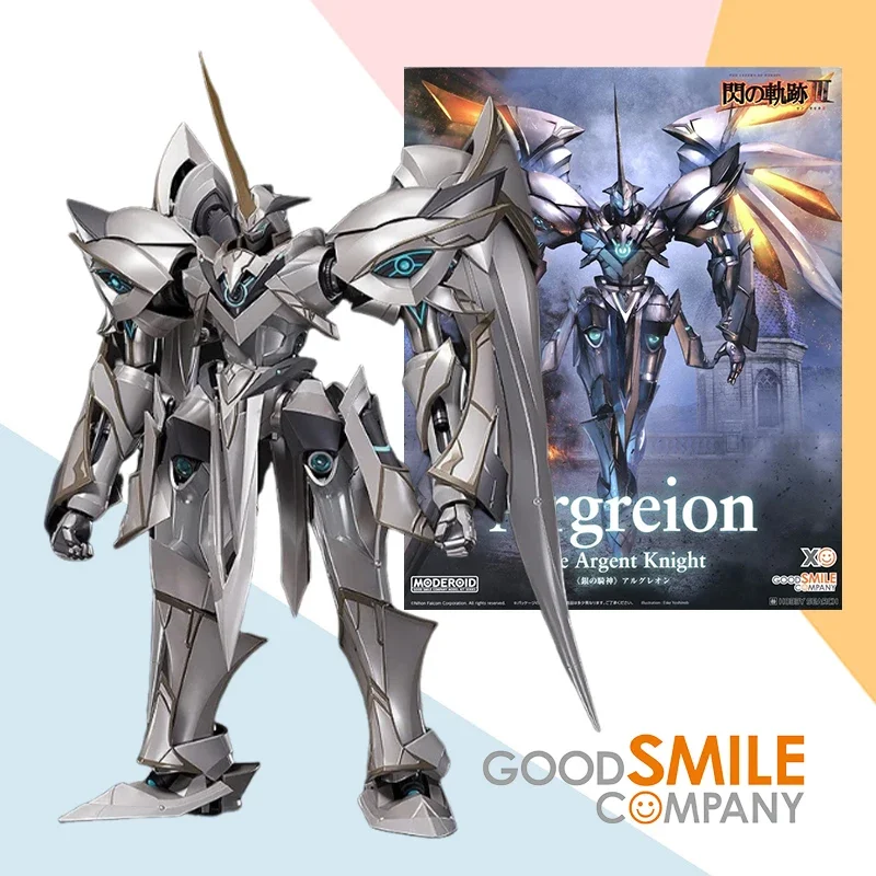 

Original Good Smile Company GSC MODEROID Argreion The Argent Knight Full Anime Pvc Action Figure Model Kit Assembly Toy Gift