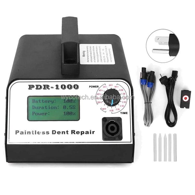 Portable Induction Heater for Car Body Dent Removal 1000W Induction PDR Heater Machine Box No Dent Repair Tools