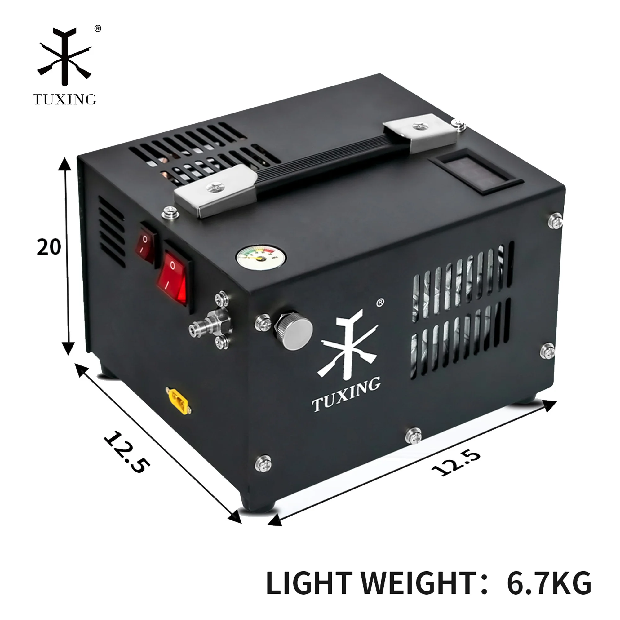 Factory Wholesale  220V/110V 12V 4500psi/300bar Portable  Electric  High Pressure  Air Compressor