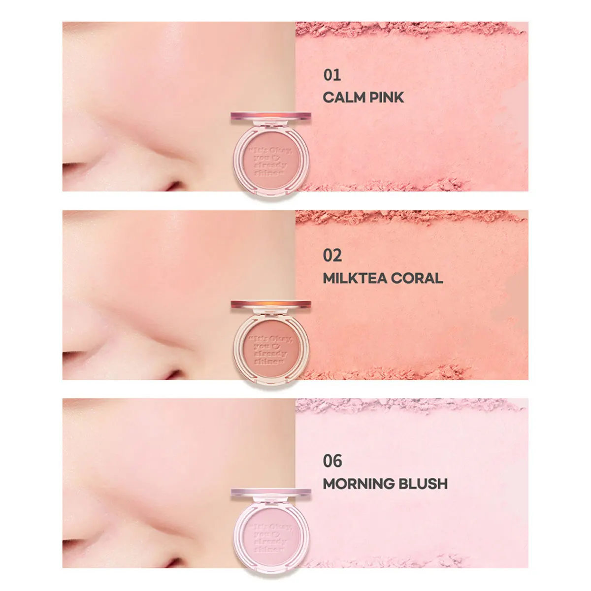 PERIPERA PURE BLUSHED SUNSHINE CHEEK,Natural Healthy Glow,Luxury Makeup,Soft-Focus Matte Finish,Korean Cosmetic,Korean Makeup