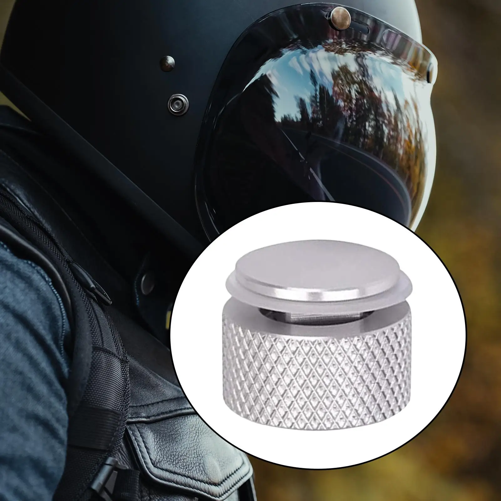 Helmets Screws Aluminum Alloy Strong Fixing Nut Headgear Parts for Fast Helmet Accessories Fiber Metal Hood