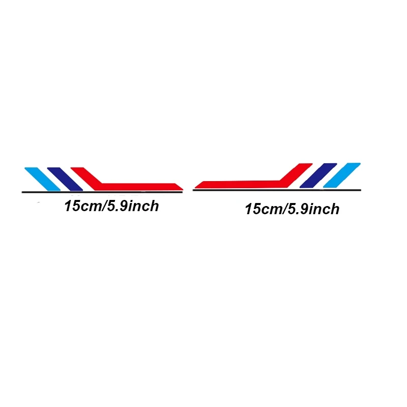 2Pcs Car Rearview Mirror Sticker For BMW E28 E30 E34 E36 E46 E60 E90 F84 F87 X1 X3 X4 X5 X6 X7