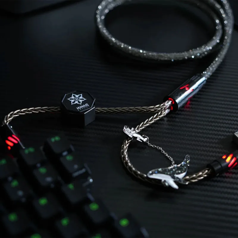 Huahuo Esports Pro 8K 1-to-2 Aviator Cable Magnetic Switch