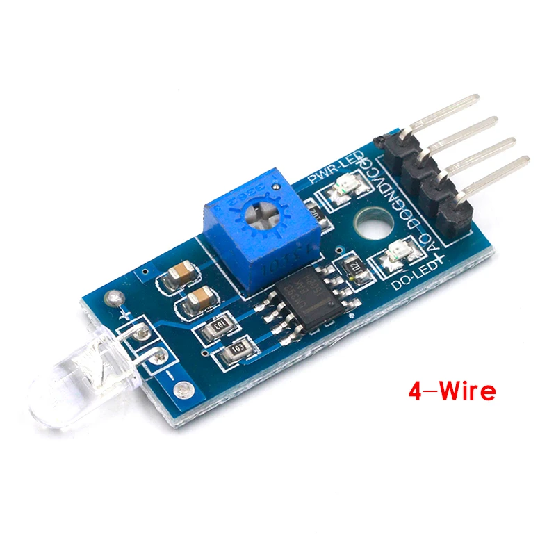 Módulo de Sensor de luz de sensibilidad LM393, Sensor de luz fotosensible para Arduino Smart Car 3,3 V-5V