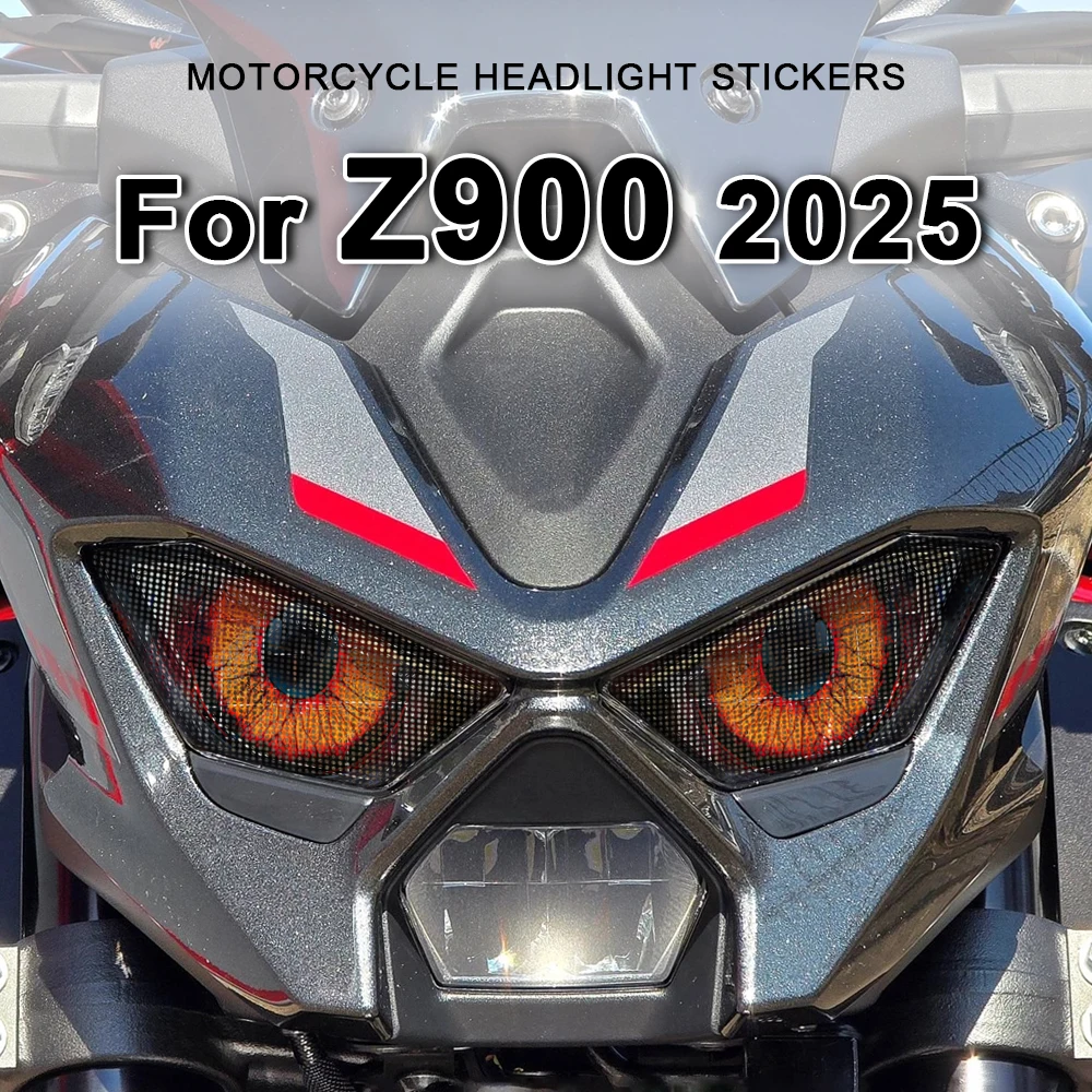 

Fashion Motorcycle Head Light Stickers For Kawasaki Z900 Z 900 z900 2025 Waterproof Motorbike Headlight Guard Decals Accessories