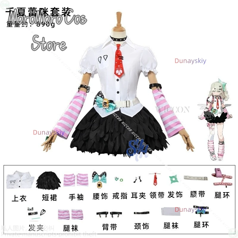 أنيمي لعبة Zenless منطقة صفر تأثيري المعبود الملائكة الوهم تشيناتسو ريمييل كوسفسفريه جيراي كي الفتيات فستان لوليتا هالوين كوس