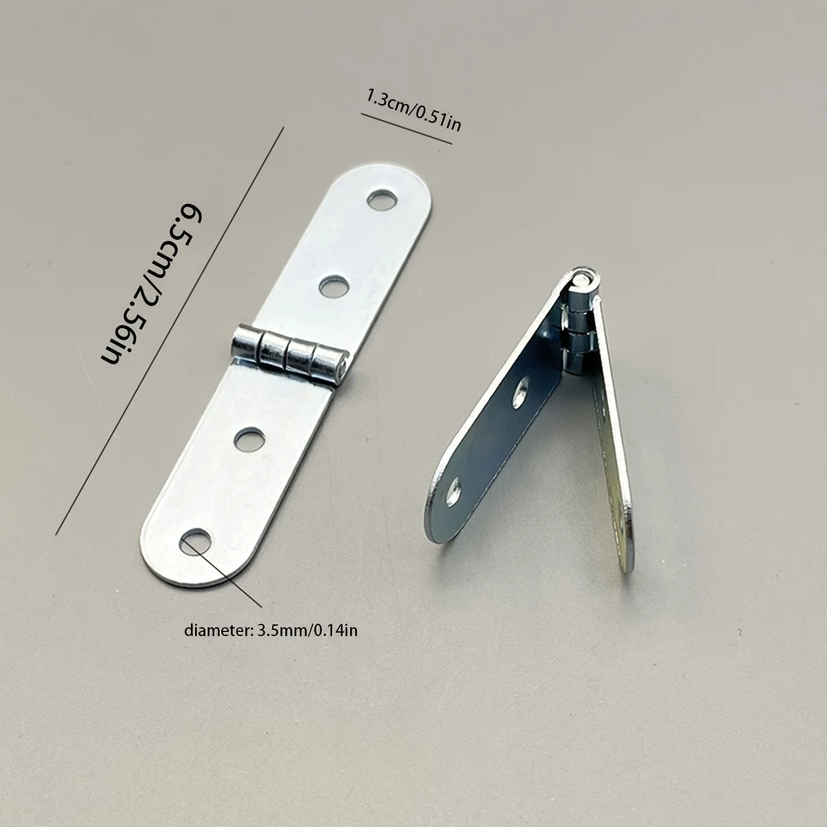 2pcs 180 Degree Foldable Hinge Flap Screw-On Hinges For Sewing Machine Cabinet Door Hinge Furniture Hardware Accessories