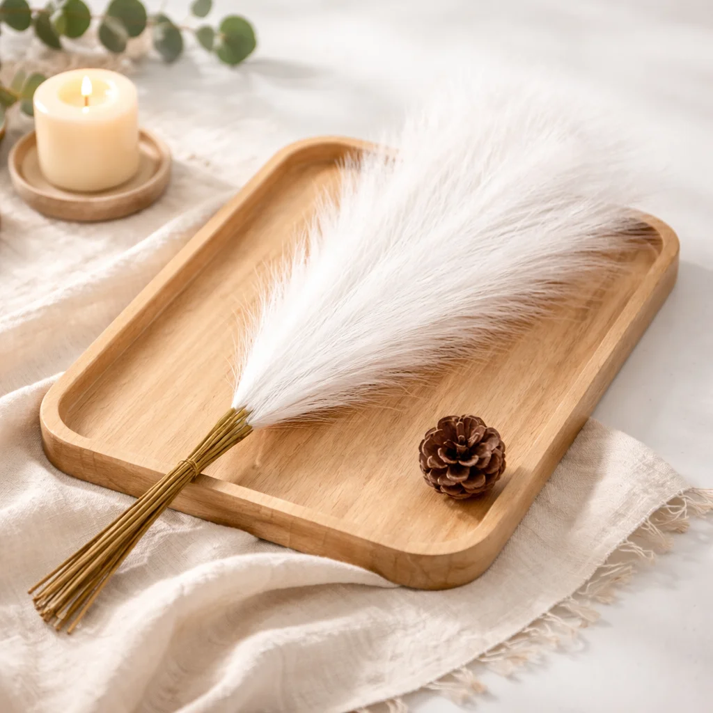 10/30 Stück 20 Zoll Pampasgras Künstliche Pflanzen Gefälschte Pampas Seidenblumen für Vasenfüllung Boho Heim Hochzeit Raumdekoration Zubehör – Detail 6
