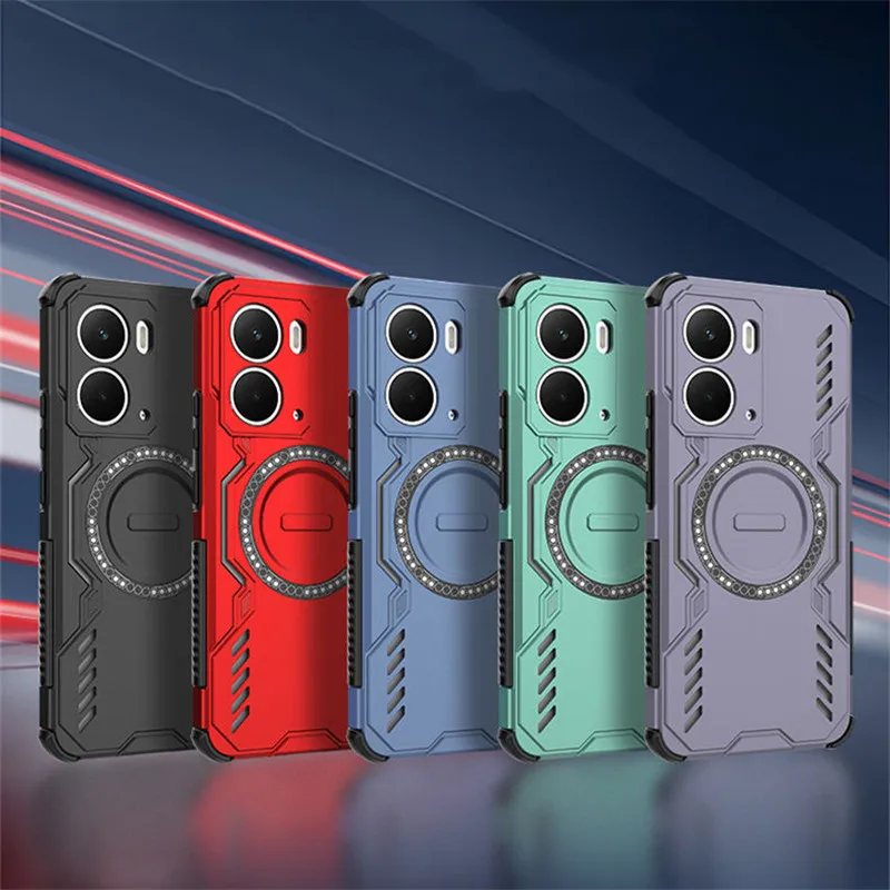 

For Realme P3 Case For Realme P1 P3 5G Cover Heat Dissipation Armor Shockproof Bumper For Realme P3 Fundas