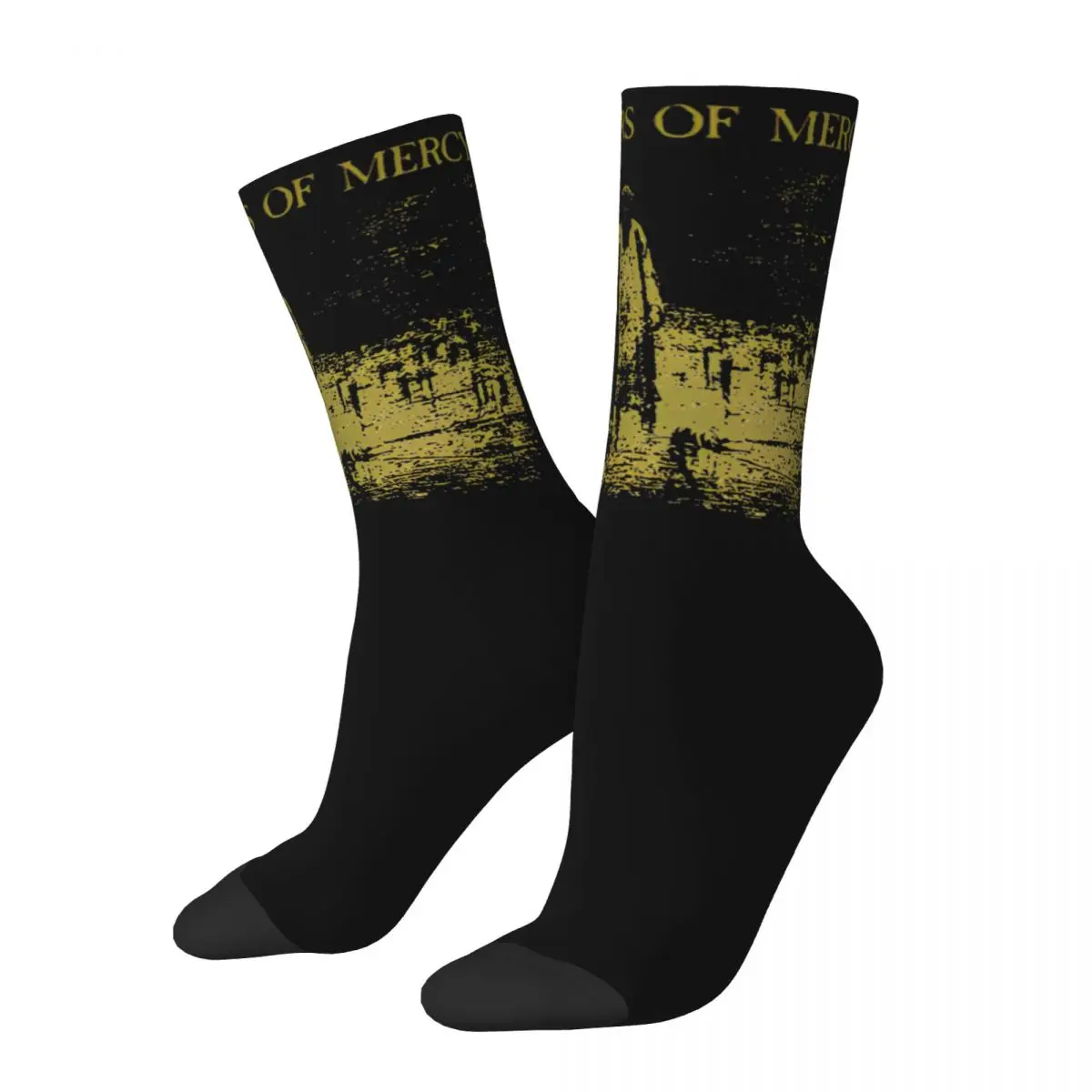 The Sisters Of Mercy Music Band Accessories Men Women Socks Cozy Graphic Middle Tube Socks Cotton Best Gifts