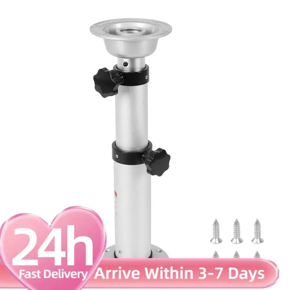 

3-Level Pneumatic Table Leg Base Adjustable Table Stand Bracket Telescopic RV Table Pedestal Stand Leg for RVs Boats and Yachts