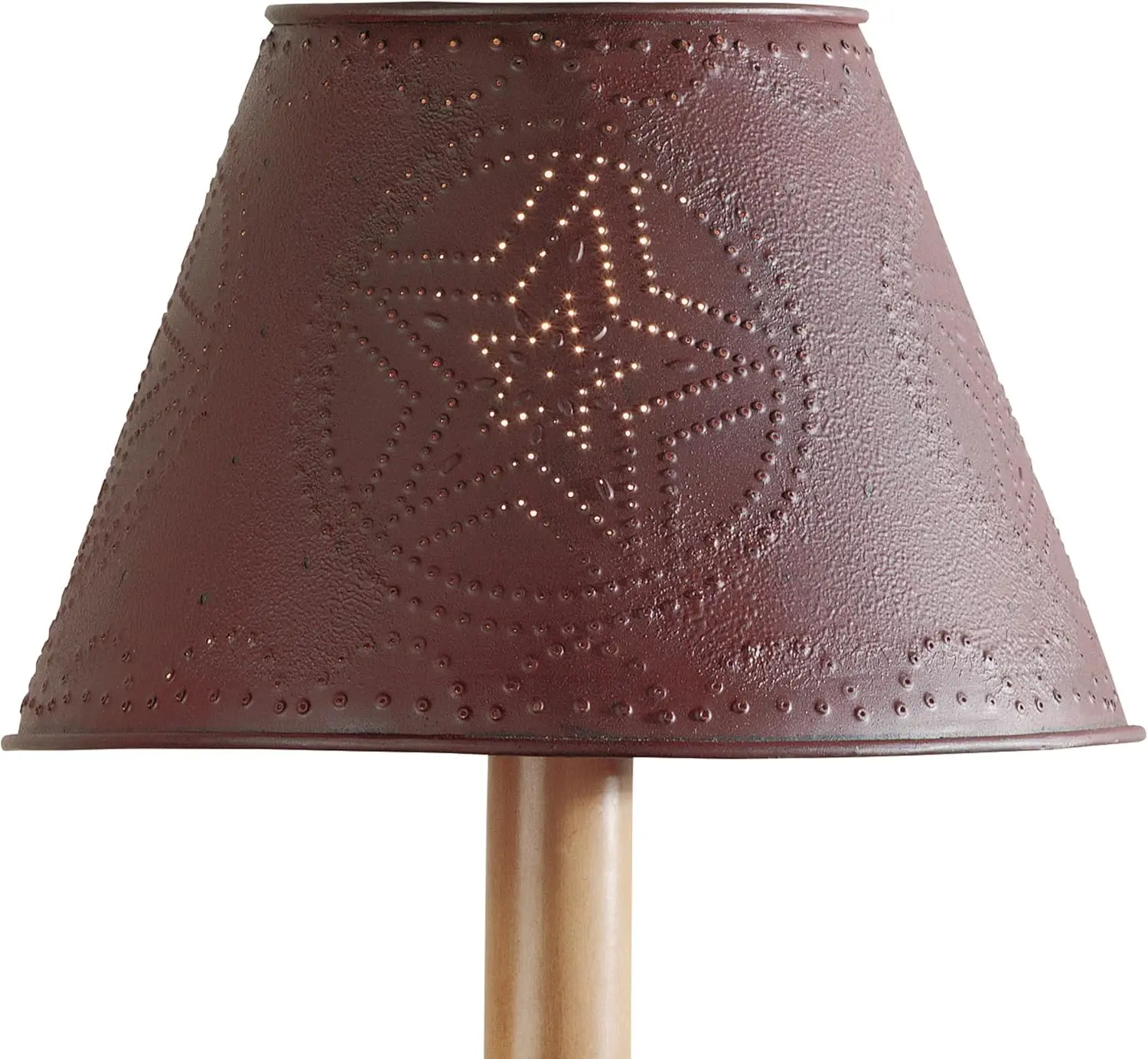

Metal Star Shade - 10" - Red