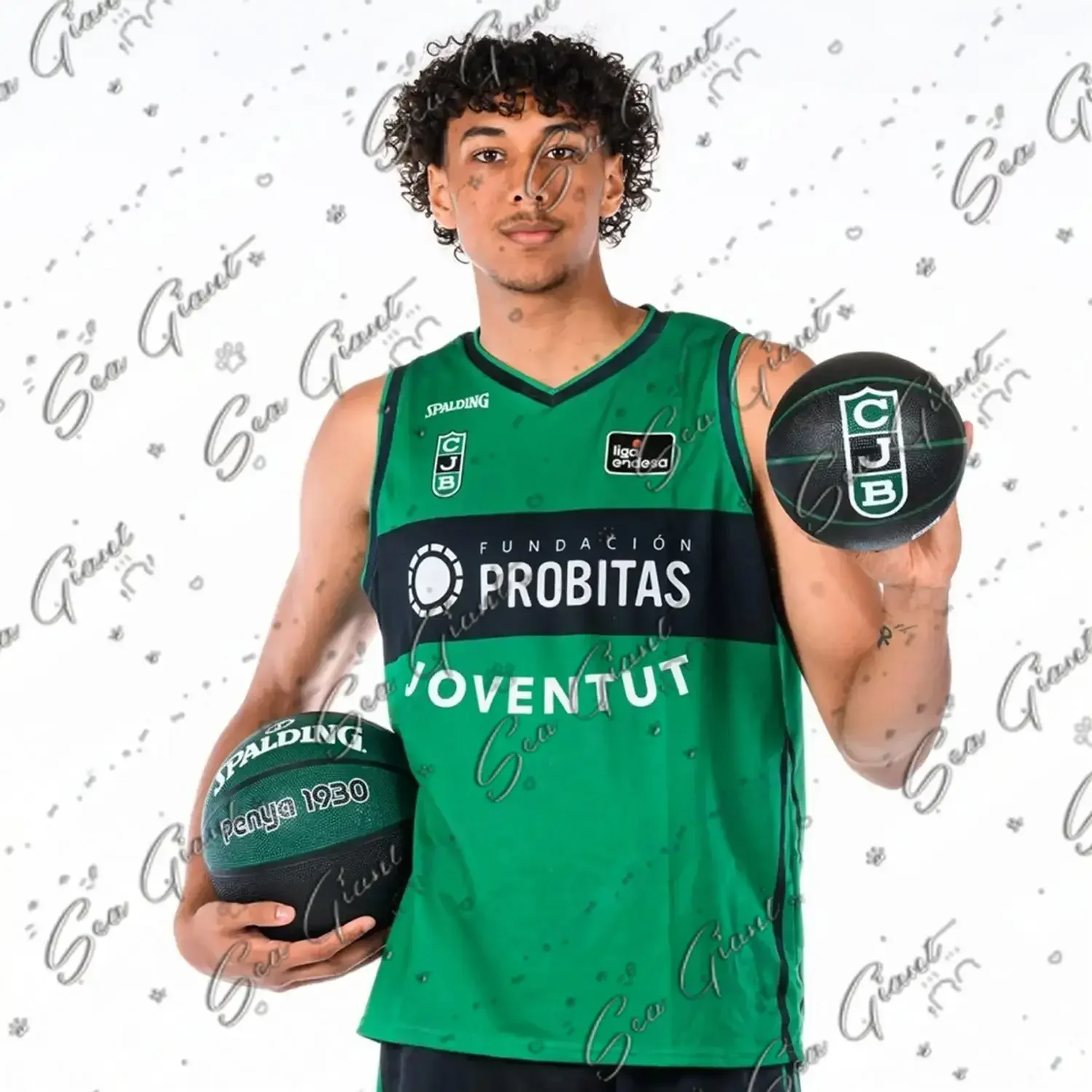 New Arriavl Summer Joventut Badalona Basketball Jersey Tank Vest Oversized Jersey