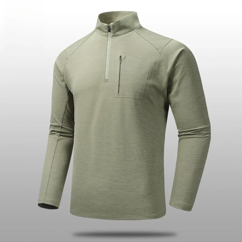 

Мужская футболка Flylow с длинным рукавом, повседневная, для активного отдыха, с молнией, осенняя коллекция, от китайского производителя