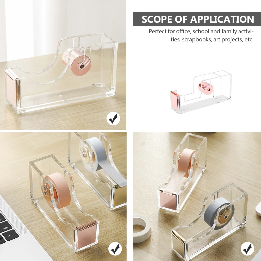 

Acrylic Tape Acrylic Tape Dispenser Desktop Smooth Edge Portable Tool For Office School Family Activities