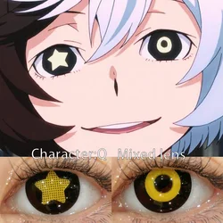 Genshin 1pair Anime Yellow Cosplay Color Contact Lenses Halloween Contacts