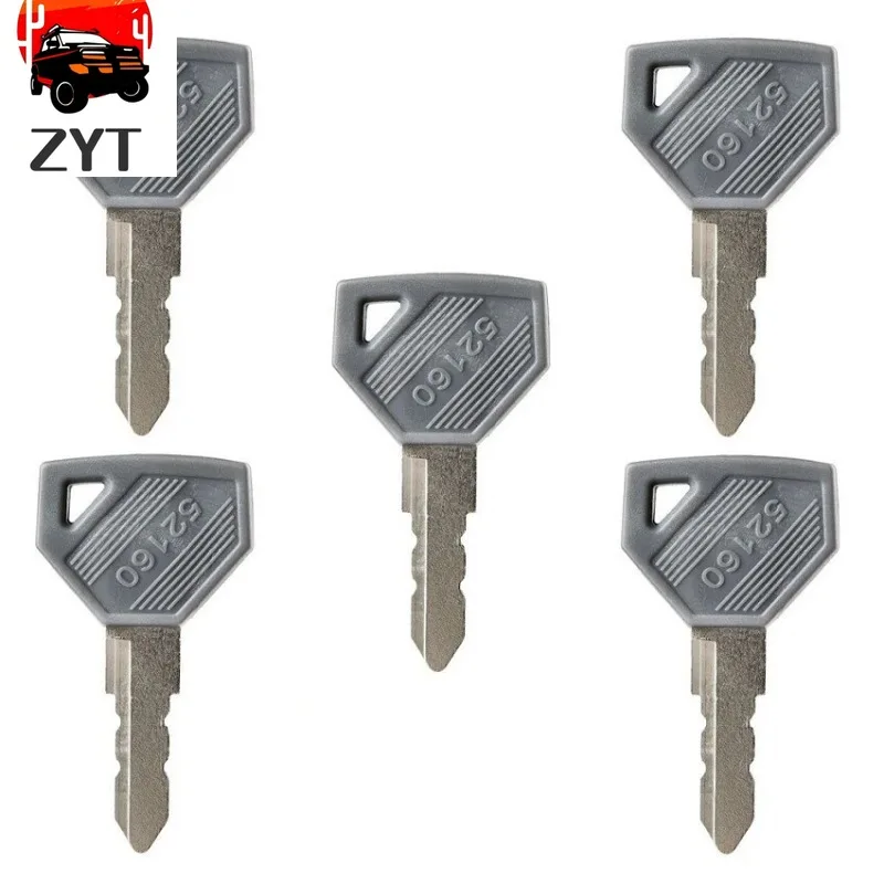 5/10PCS Ignition Keys 52160 198360-52160 194155-52160 for Yanmar Excavator Grader Dozer John Deere