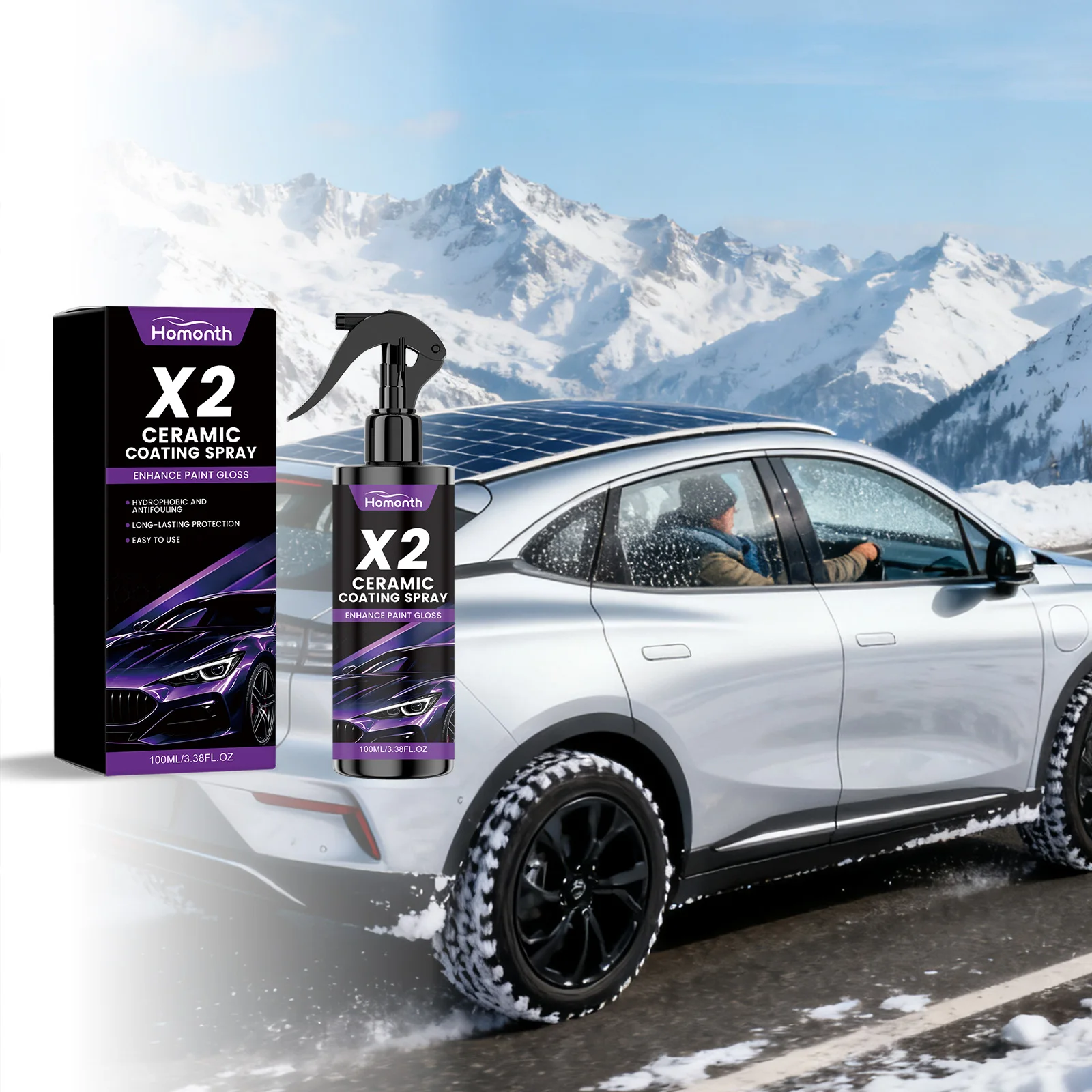 Automotive Ceramic Coating Spray Daily Automotive Surface Cleaning Paint Refurbishment Polishing Spray