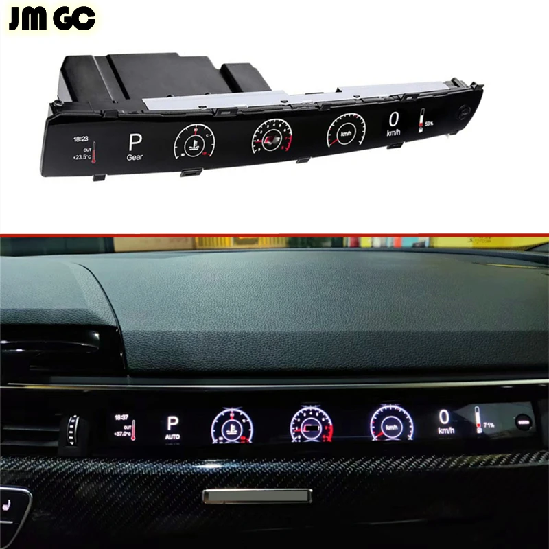 

Car dashboard LCD display for Audi A4 A5 A6 A7 Q7 B9 C8 Front passenger multifunctional screen Vehicle information display scree