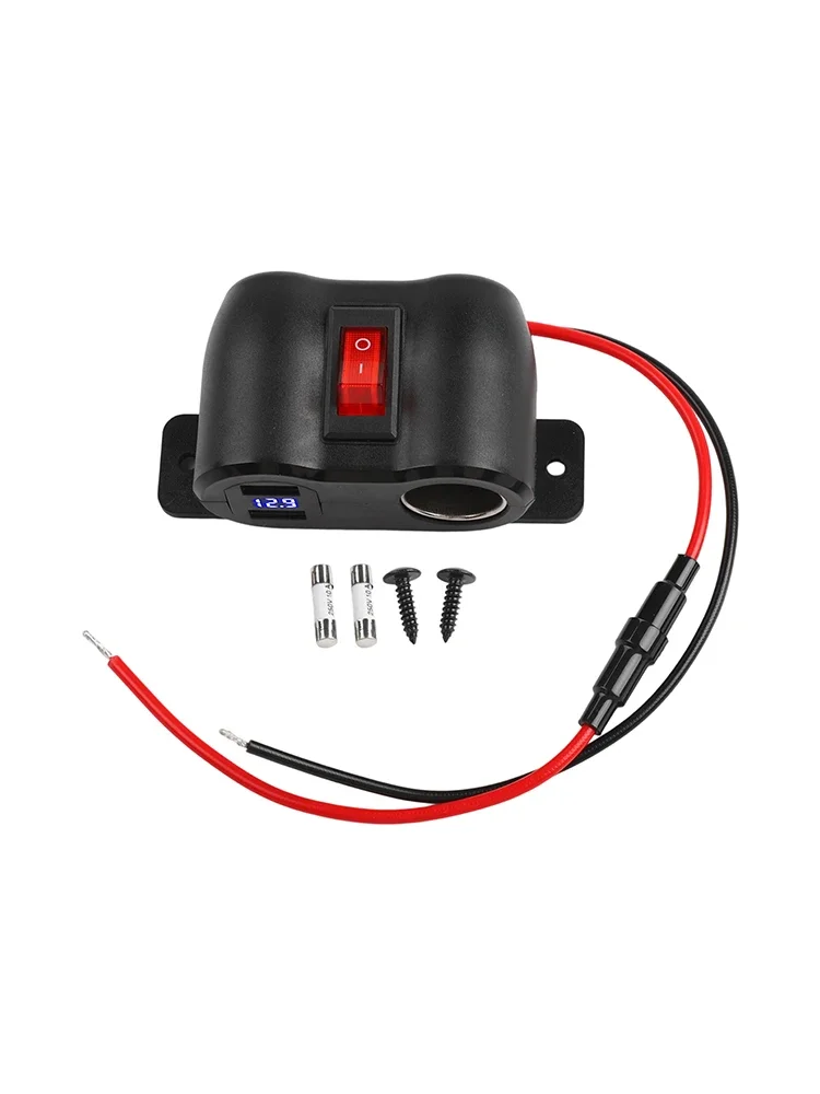 Built-in Car Charger 12V USB Socket Car Charging Camping Power Supply Dual 18w Usb Car Charger Wear-resistant Material