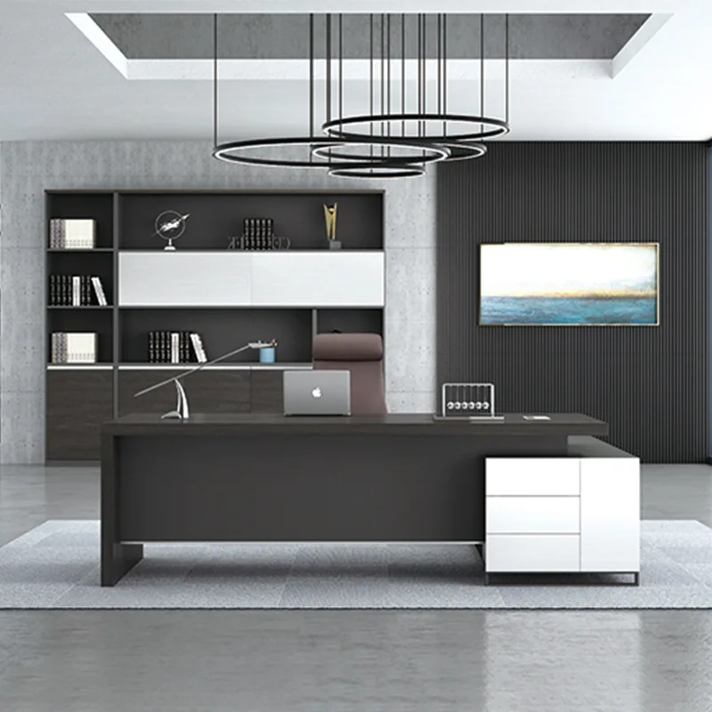 aa-Table President Simple Modern Big Desk Fashion Atmospheric Single Manager Office Furniture
