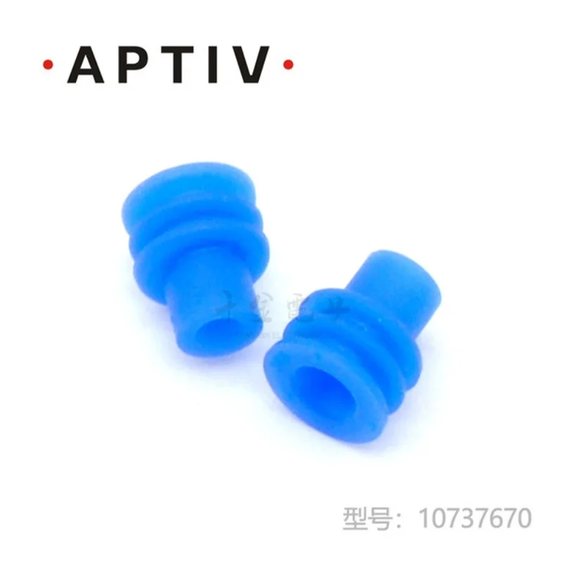 500PCS Original genuine FOR DELPHI/APTIV 10737670 Blue Individual Loose Round 1 Way Cable 2.8 Seal