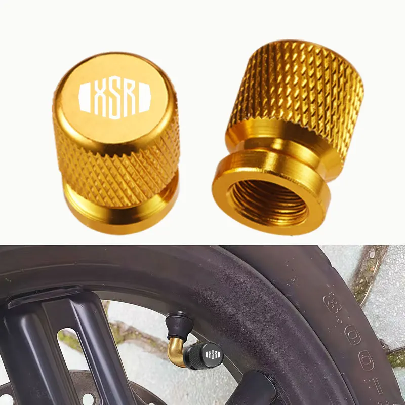 2 قطعة اكسسوارات الدراجات النارية صمام الإطارات منفذ الهواء الجذعية غطاء قبعات جديد لياماها XSR700 XSR900 XSR155 XSR 700 900 155 2022-2025