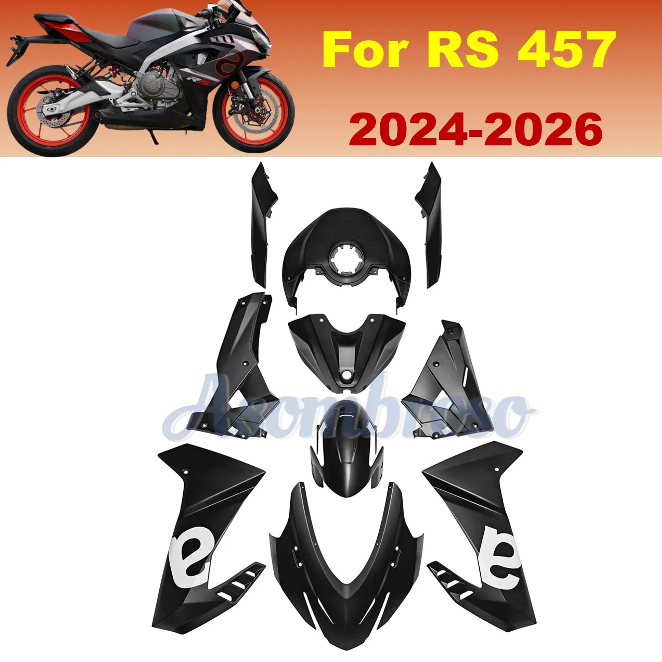 Motorcycle Accessories Fairing For Aprilia RS 457 2024 2025 2026 Front Nose Side Panels Tail Fairings Bodykit Protection