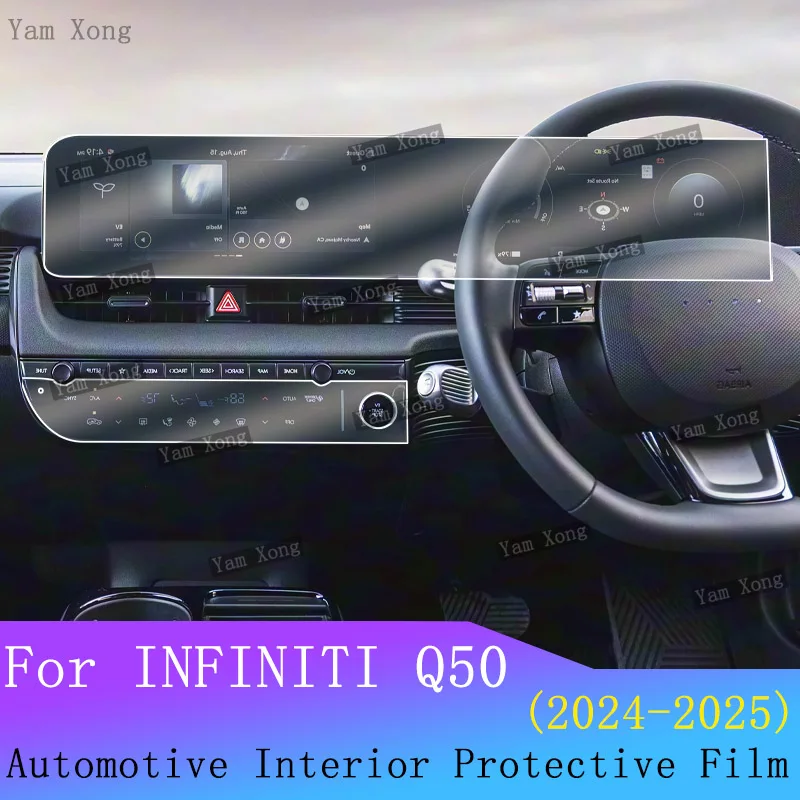 

For HYUNDAI IONIQ 5 2024 2025 Car Panel Film GPS Dashboard Protective Sticker Full set Interior Anti-Scratch Film Accessories