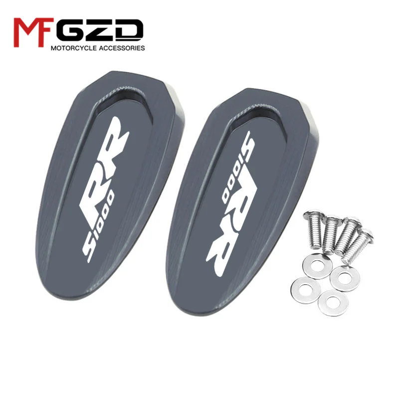 For BMW S1000RR S1000 RR 2020-2022 2023 Motorcycle CNC Aluminum Windscreen Mirror Hole Cover Rear Mirror Driven Cap s1000rr