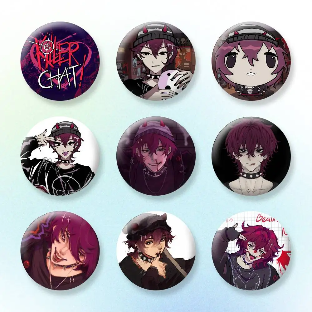 

Game K-Killer C-Chat Ronin Badges Creative Tinplate Button PinsBrooch Badge Clothes Backpack