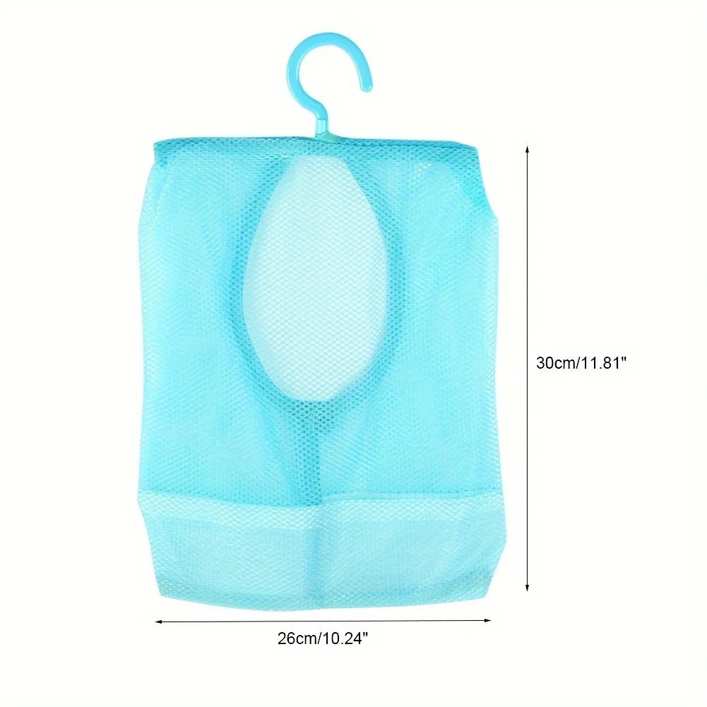 Categoria da appendere Borsa a rete Borsa da bagno Borsa da appendere per asciugare la biancheria intima (Blu)