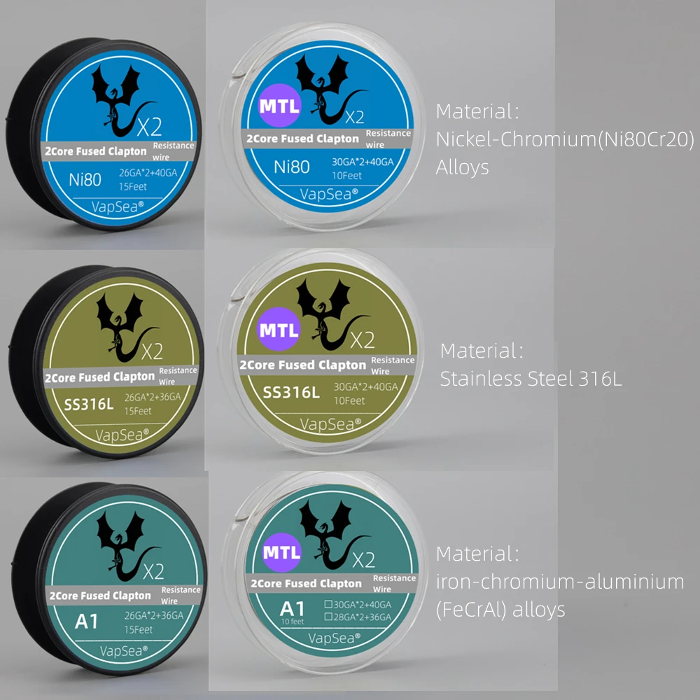 Dlmtl-エイリアンロッド,印刷された事前構築されたコイル,非常にハラジュク,2.0mm, 2.5mm, 3.0mm