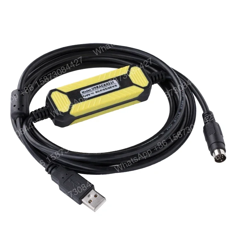 10 шт. USBACAB230 для Delta DVP, кабель для программирования ПЛК, USB DVPCAB215, USB-DVP RS232