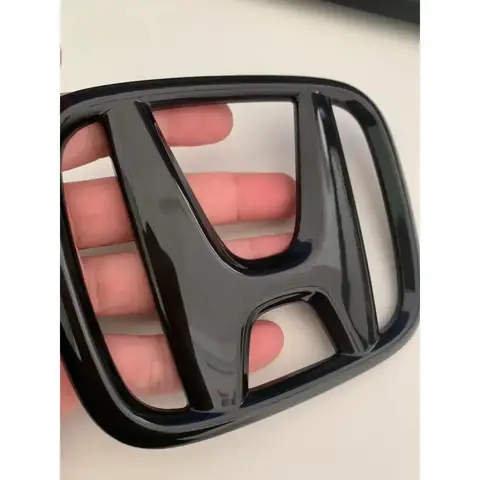 Modyfikacja samochodu odpowiednia dla Honda 10th Accord/Civic Czarno-czerwony przedni logo zakryte logo tylnego kierownicy modyfikacja dekoracyjna