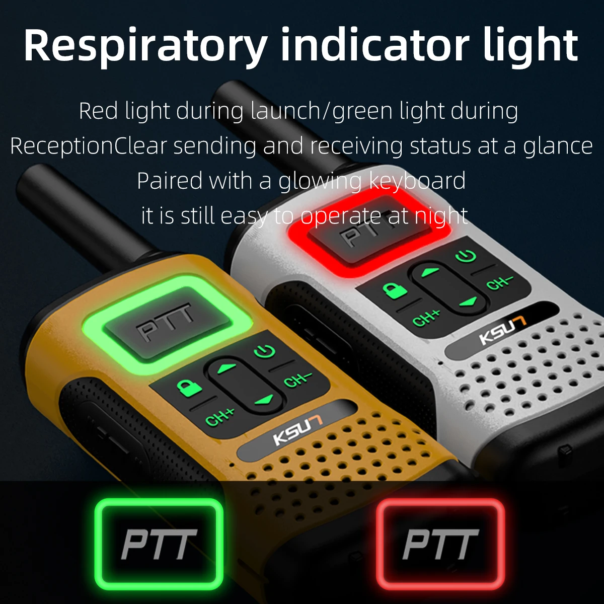 KSUT GZ32 Walkie Talkie Communication Radio Transceiver Wireless Device Radio Comumicador Two Way Radio Type C Charging Portable