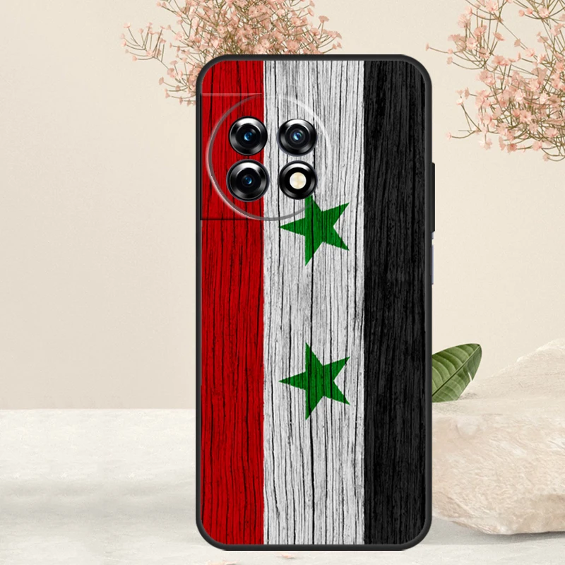 Syria Syrian Flag Case For OnePlus 12 11 9 10 Pro 10R 8T 10T 12R OnePlus Nord CE 3 2 Lite N30 N20 N10 Cover