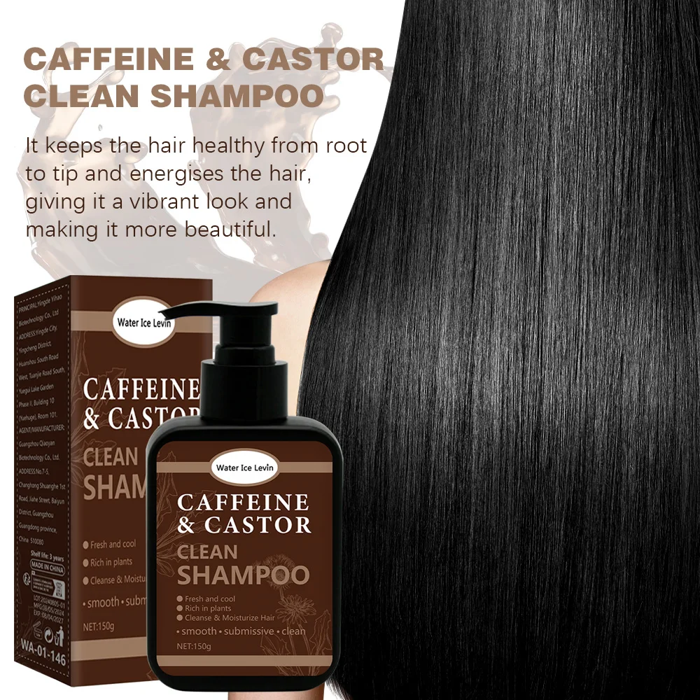 New Jamaica Black Castor Oil Shampoo for Hair Thickens & Strengthens Helps Dry Curly &Hair Moisturizing 150g