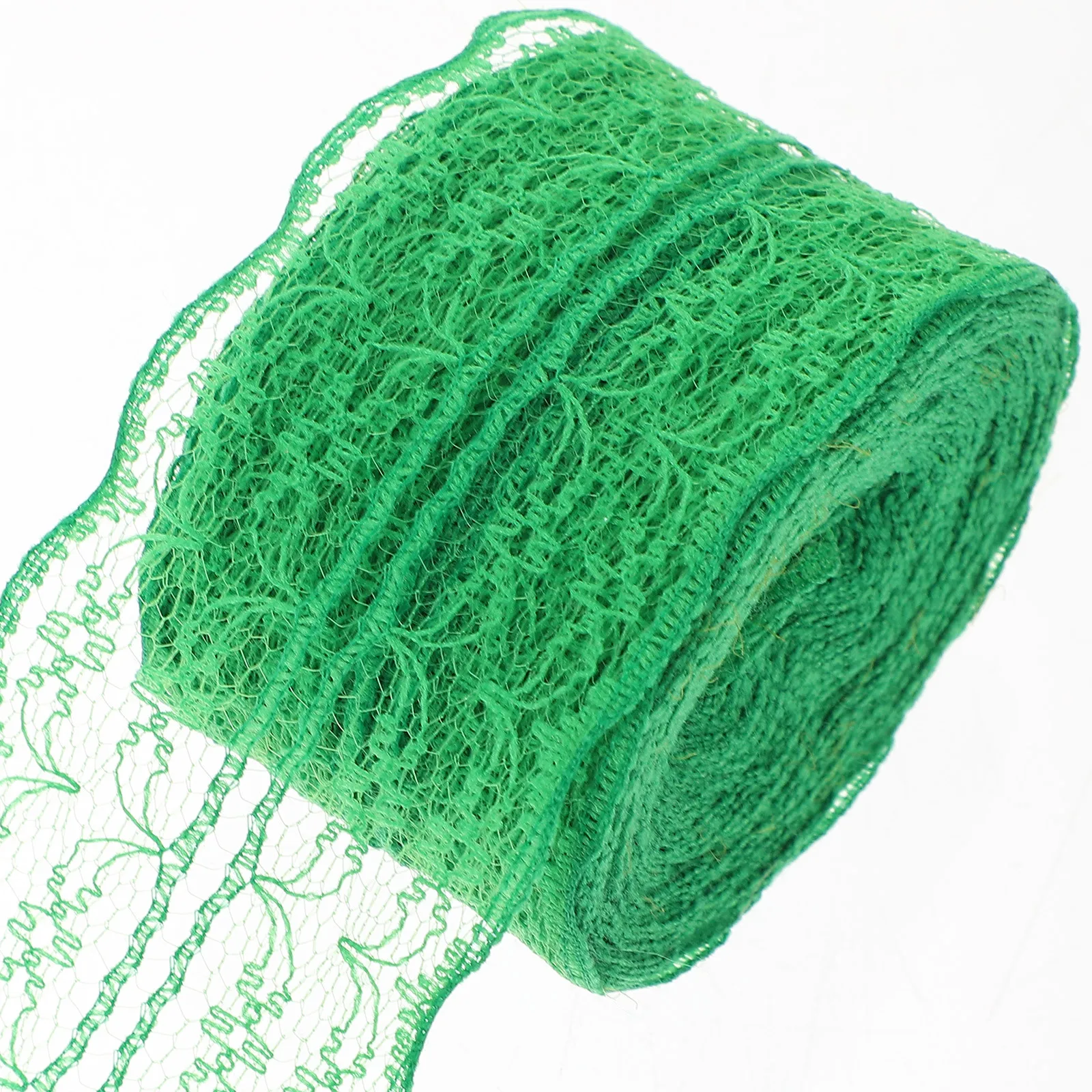 

3 Rolls Lace Trim Flat Edges Ruffled Bandeau for Clothing DIY Sewing Crafts Decorative Lace Fabric Ribbon DIY Sewing Trim