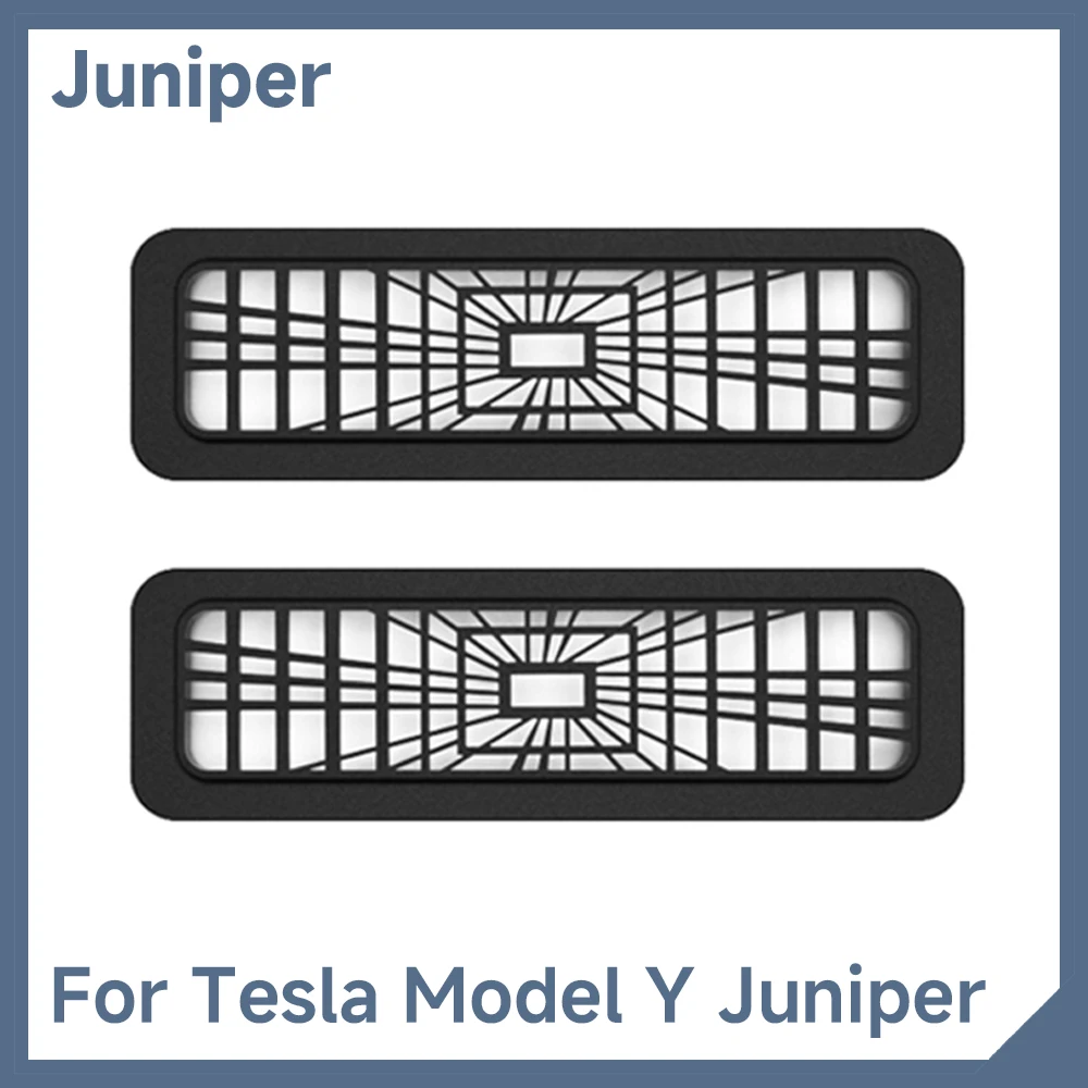 

For Tesla Model Y Juniper 2025 2026 Accessories Under Seat Air Vent Cover Anti-blocking Dust Mesh for Tesla Model Y Juniper