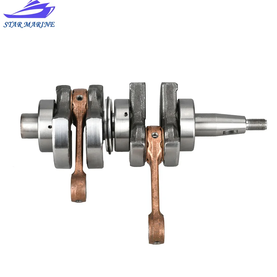 63V-11400 Crankshaft ASSY For Yamaha 9.9HP 15HP 2 Stroke Outboard Engine Parsun 63V-11400-01 63V-11400-00