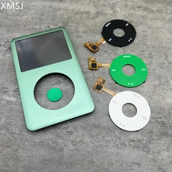 Light Green Front Housing Cover Faceplate Case Multiple Color ClickWheel Center Button for iPod 6th 7th Classic 80GB 120GB 160GB