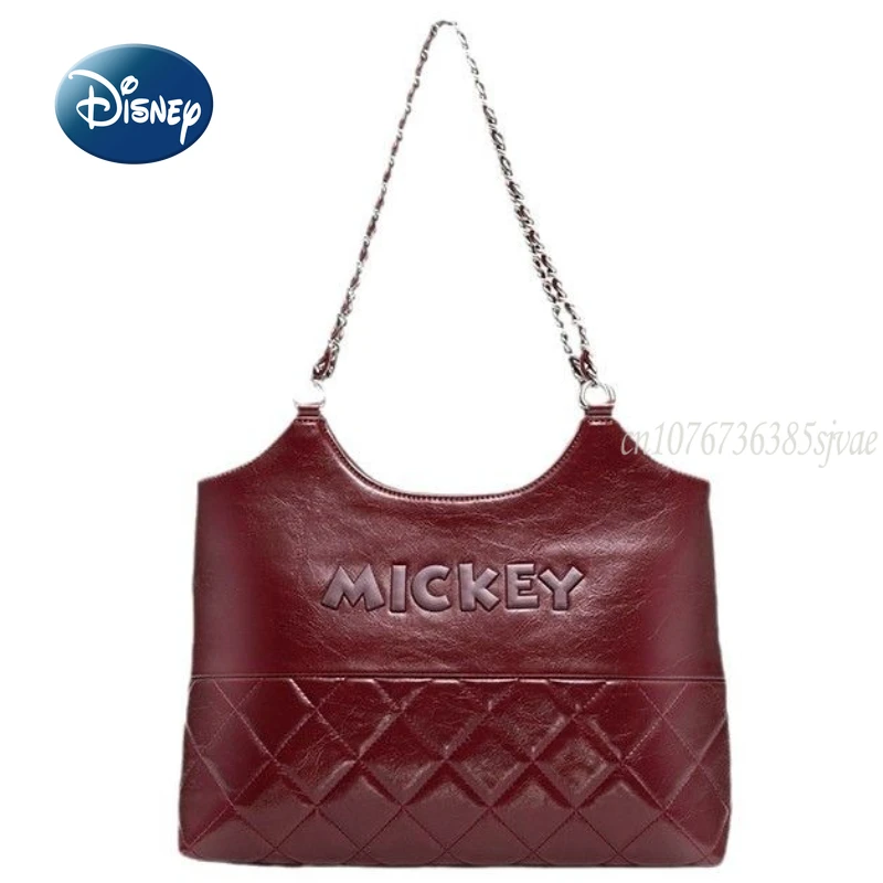

Disney Mickey New Women's Shoulder Bag Fashion Trend Women's Handbag Large Capacity Luxury Women's Bag Original High Quality