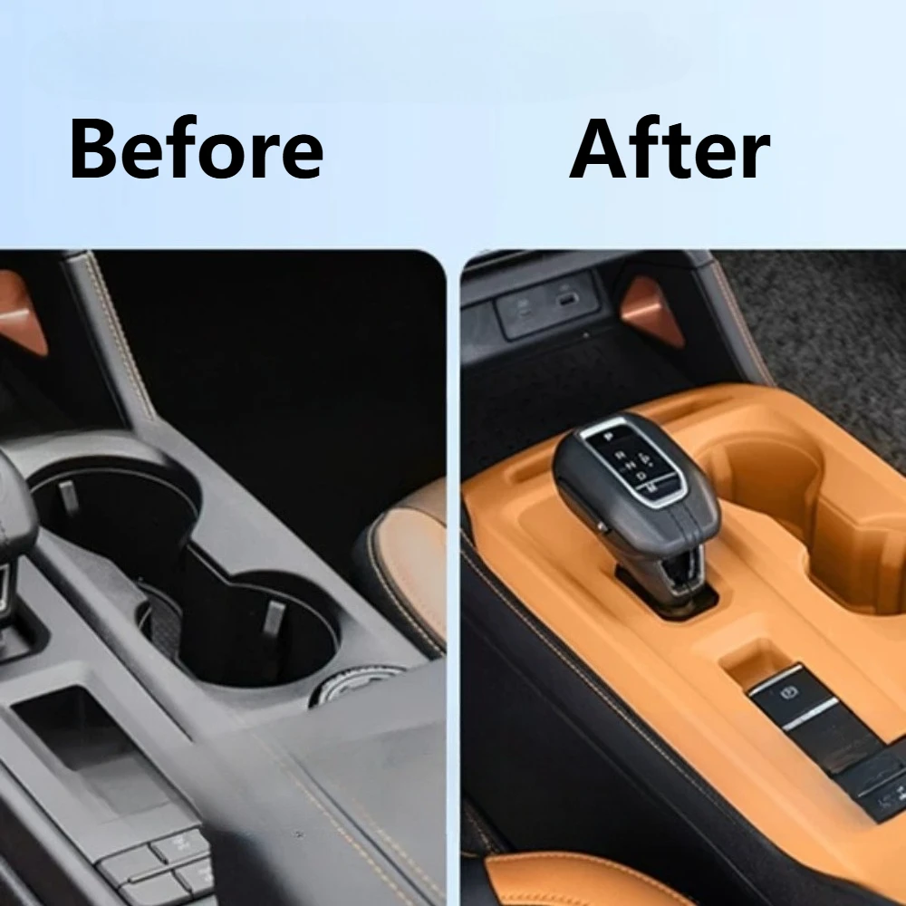 For Ranger Full Wrap Silicone Center Console Pad Gear Shift Mat Door Handle Storage Tray Car Interior Modified Accessories - view 3