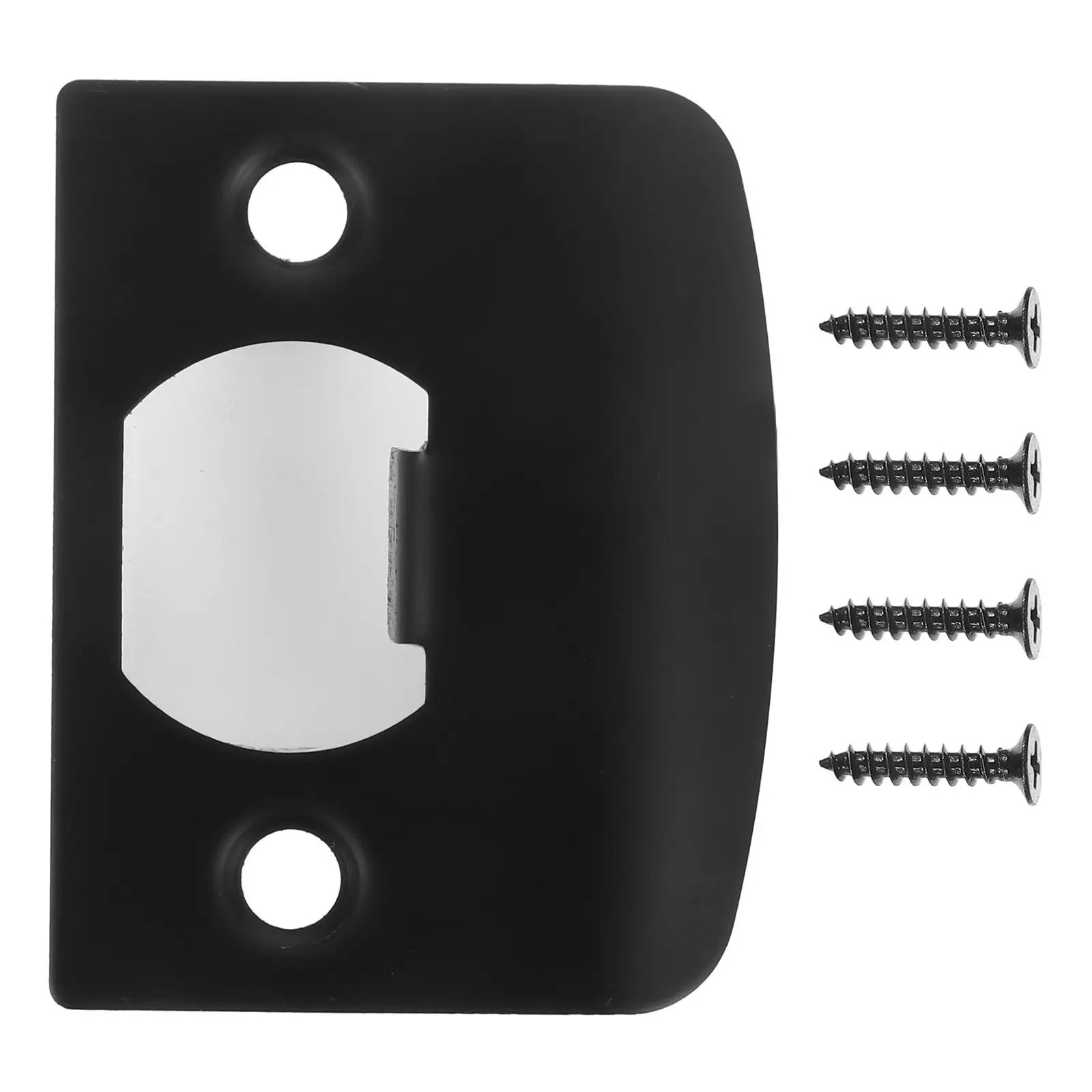 1Set Door Lock Strike Plate Metal Interior Door Reinforcement Repair Plate Deadbolt Cover Security Latch Protector Replacement