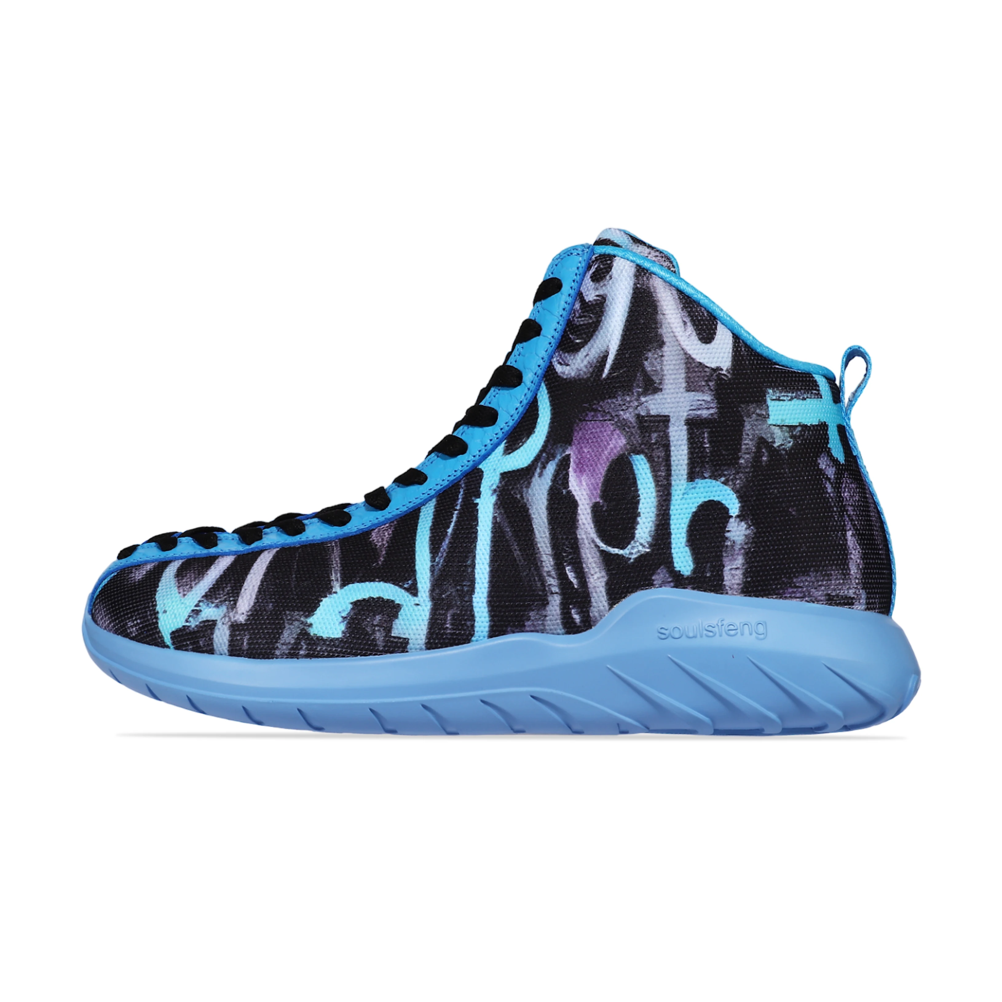 Night Hawk Graffiti Blue Sneaker For Men Original Women Sports Shoes Man Basket Shoes