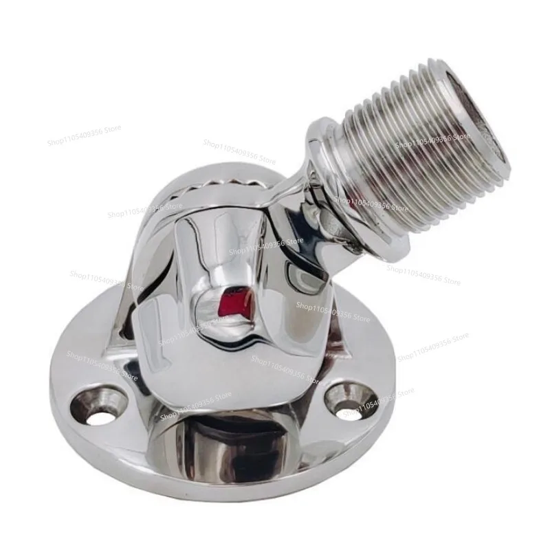 For 25MM Stainless Steel with Threaded Antenna Seat (excluding Screws) Yacht Hardware Accessories