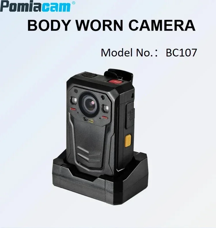 4G Body Worn Camera with GPS 1512P Resolution Night Vision and Waterproof Design 13 Hour Battery Life Wearable Camera