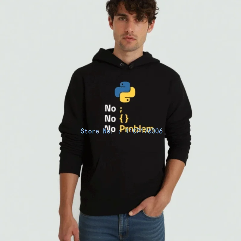 Camisas Computer Programming Language Python Pullovers Design For Code Programmer Homme Winter New In Hoodies And Blouses