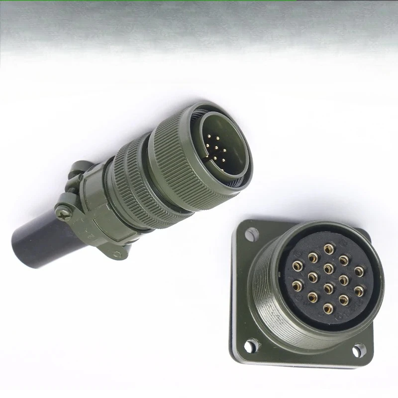 

Авиационная розетка 5015, водонепроницаемая, 14-жильная, MS3102A20 27P MS3106A20 27S